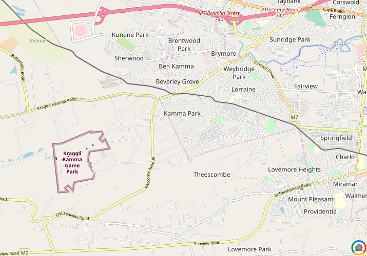 Map location of Kamma Park